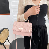 Brown Leather Small Shoulder Bag for Women