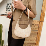 Summer Straw Leather Belt Woven Handbags for Women