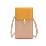Soft Leather Large Capacity Wallet Phone Messenger Bag for Women