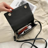 Solid Colour Shoulder Handbags Female Travel Cross Body Bag