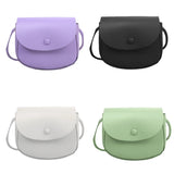 Women's Square Messenger Bag Flap Shoulder Satchel Crossbody Small Solid