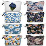 Teacher Appreciation Floral Print Travel Toiletry Bag