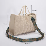Women's Large Capacity Shoulder Bag Winter Crossbody Handbag