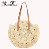 Women's Totes Bag Large Straw Woven Shoulder Handbag