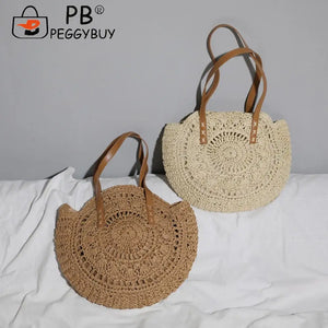 Women's Totes Bag Large Straw Woven Shoulder Handbag