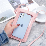 Women's Touch Screen Cell Phone Purse Smartphone Wallet PU Leather Handbag