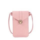 Women's Touch Screen Cell Phone Purse Smartphone Wallet PU Leather Handbag