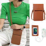 Women's Touch Screen Cell Phone Purse Smartphone Wallet Shoulder Bag