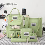 Canvas Women's Travel Backpack School Bag for Girls