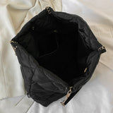 Women's Casual Shoulder Bag Winter Listing Plaid Quilted Handbag