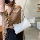 Crocodile Pattern Shoulder Messenger Bag Retro Style Casual Underarm Shoulder Ba
