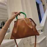 Women's Small PU Shoulder Bag with Detachable Strap