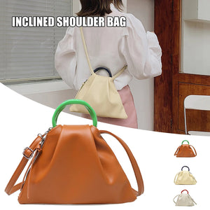 Women's Small PU Shoulder Bag with Detachable Strap