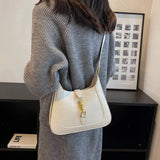 Vintage Crocodile Print Crossbody Bag for Women