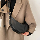 Vintage Hobos Soft Leather Crossbody Handbag