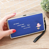 Rose Ladies Wallet Large Capacity Clutch Bag