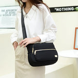 Waterproof Multilayer Shoulder Bag Large Capacity Casual Handbag