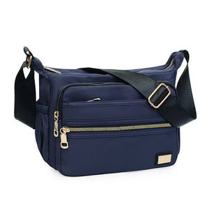 Waterproof Multilayer Shoulder Bag Large Capacity Casual Handbag