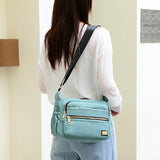Waterproof Multilayer Shoulder Bag Large Capacity Casual Handbag