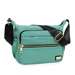 Waterproof Multilayer Shoulder Bag Large Capacity Casual Handbag