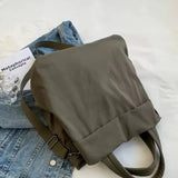 Waterproof Nylon Crossbody Shoulder Bag Women's Canvas Tote Shopper Bags