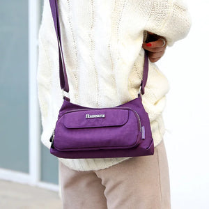 Waterproof Nylon Pocket Bag Casual Crossbody Bag