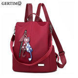 Waterproof Oxford Backpack for Women, 15.6