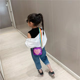 Girls Cartoon Shoulder Bag PU Leather Handbag