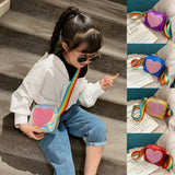 Girls Cartoon Shoulder Bag PU Leather Handbag