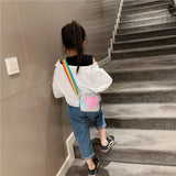 Girls Cartoon Shoulder Bag PU Leather Handbag