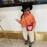 Girls Cartoon Shoulder Bag PU Leather Handbag