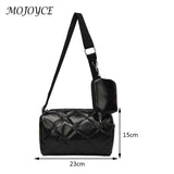 Women Handbags with Small Purse PU Shoulder Bag Large-capacity Portable
