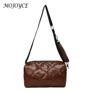 Women Messenger Bag with Small Purse PU Shoulder Bag Large-capacity