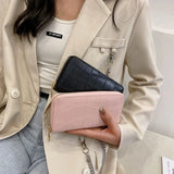Large Capacity Zipper Purse PU Leather Long Wallet Women