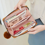 Women's Zipper Purse Large Capacity Wallet