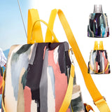 Women's Oxford Cloth Backpack for Travel and School, Anti-Theft Design