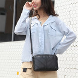 Embroidered Shoulder Bag Double Pouch Lady Bag