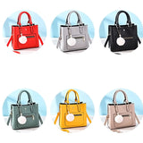 Women's Versatile Shoulder Bag with Hair Ball Handbag