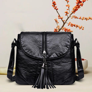 Large Capacity Zipper Shoulder Bag for Women
