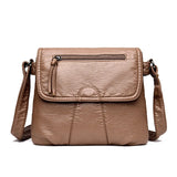 Large Capacity Zipper Shoulder Bag for Women