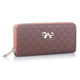 Bowknot Women Wallet Long Clutch Multi-card Phone 858