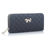 Bowknot Women Wallet Long Clutch Multi-card Phone 858