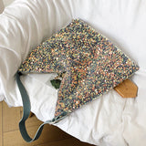 Sequined Large Capacity Shoulder Bag Messenger Handbag