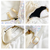 Sequined Large Capacity Shoulder Bag Messenger Handbag