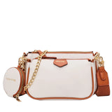 3-in-1 Small Wallet Chain Shoulder Bag Set