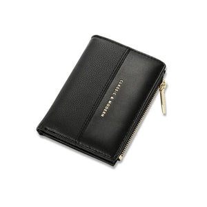 Short Two-Fold Multi-Card Women's Wallet
