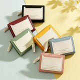 Ladies Zipper Wallet Girl Short Two-Fold Multi-Card Wallet Mini Clutch
