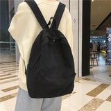 Ladsoul College School Bag Student Mochila Female Bookbag Cotton Women Backpack