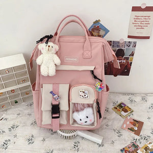 Ladsoul High School Backpack for Teenage Girl Women Waterproof