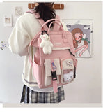 Ladsoul High School Backpack for Teenage Girl Women Waterproof